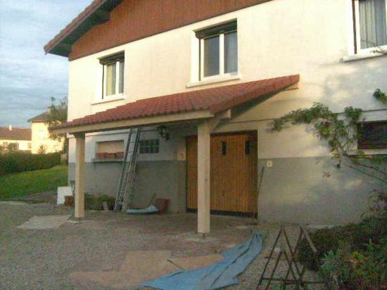 appentis de garage réalisé par TMCbois