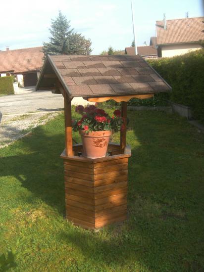 puits hexagonal pin toiture schingle