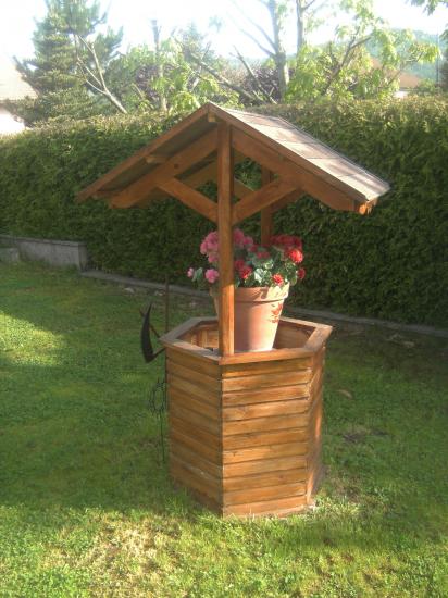 puits hexagonal toiture schingle